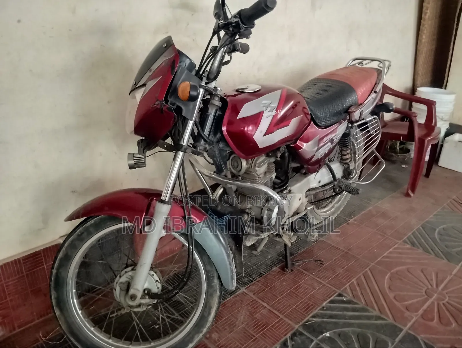 Bajaj CT 100 2014 Red