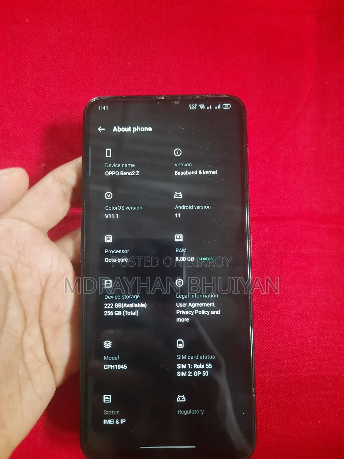 অপ্পো রেনো ২জেড ২৫৬ জিবি