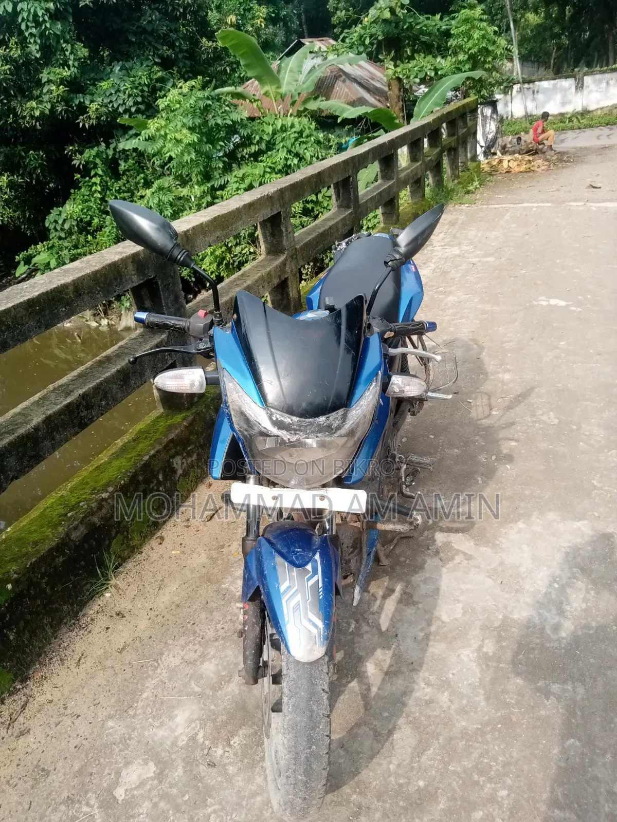 TVS Apache RTR 160 2v Refresh X-Connect 2019 Blue