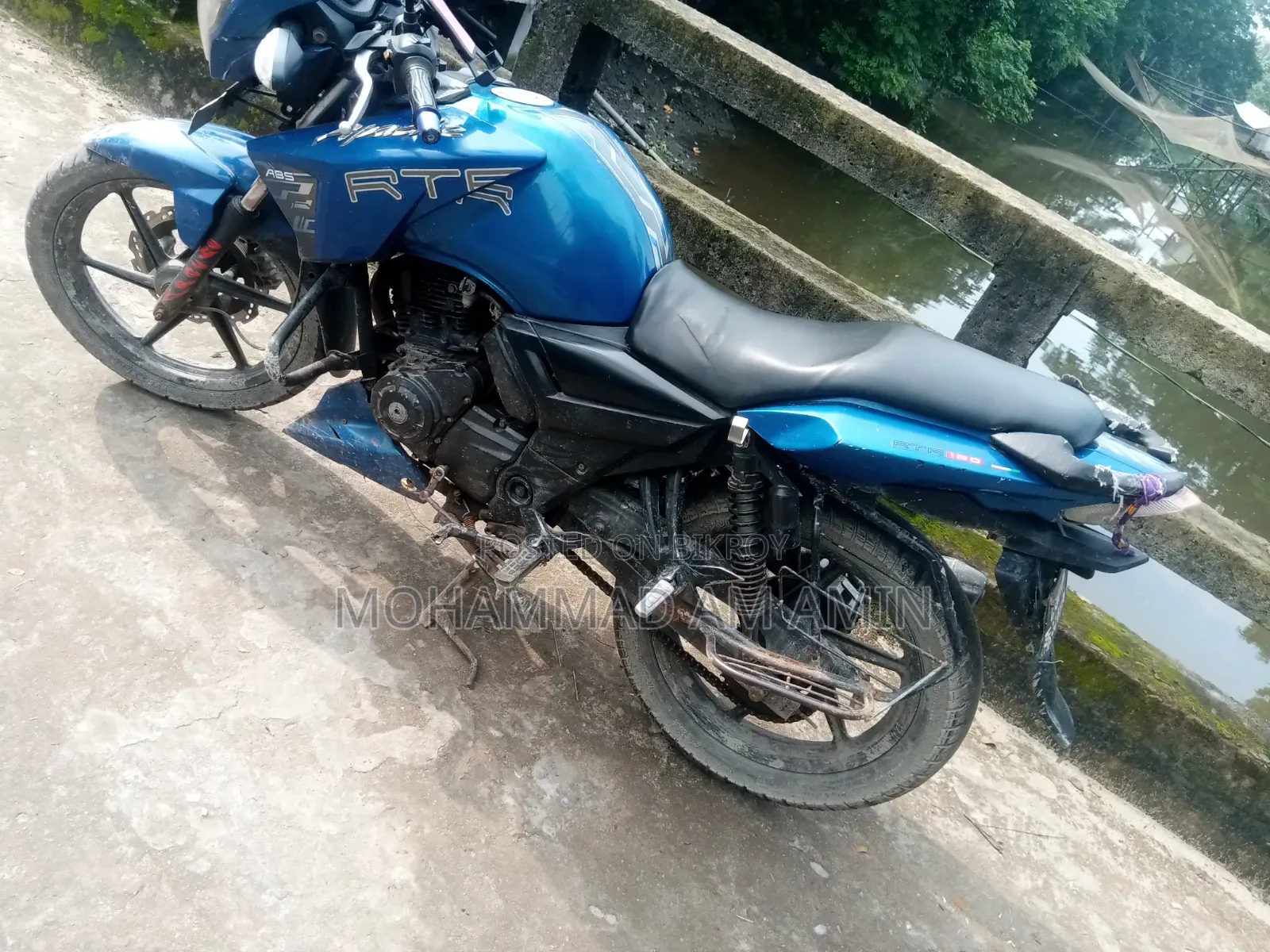 TVS Apache RTR 160 2v Refresh X-Connect 2019 Blue