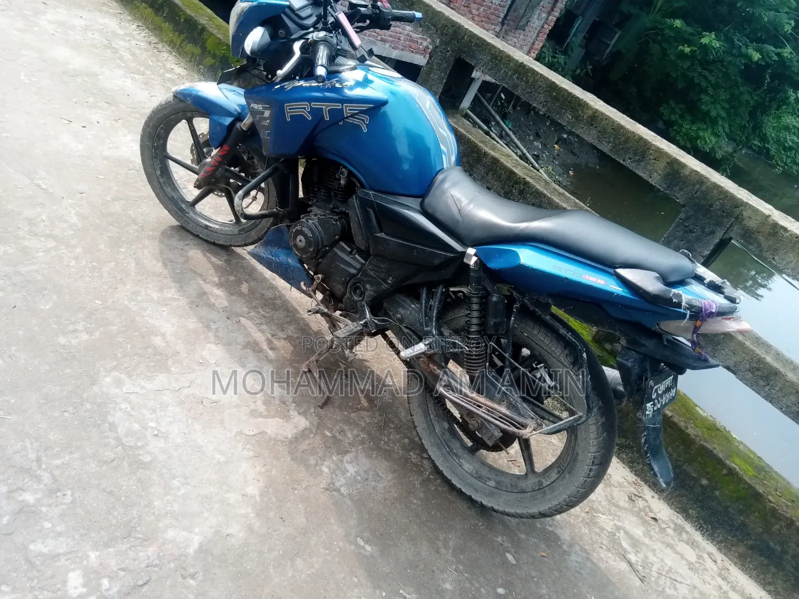 TVS Apache RTR 160 2v Refresh X-Connect 2019 Blue