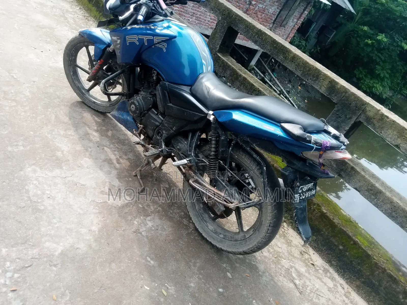 TVS Apache RTR 160 2v Refresh X-Connect 2019 Blue