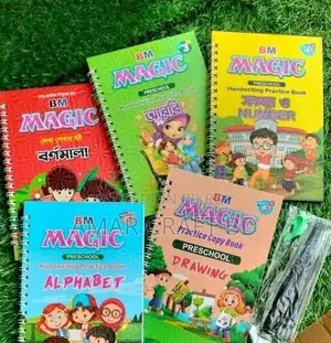 Magic Handwriting Practice Book (5 PCS Set)