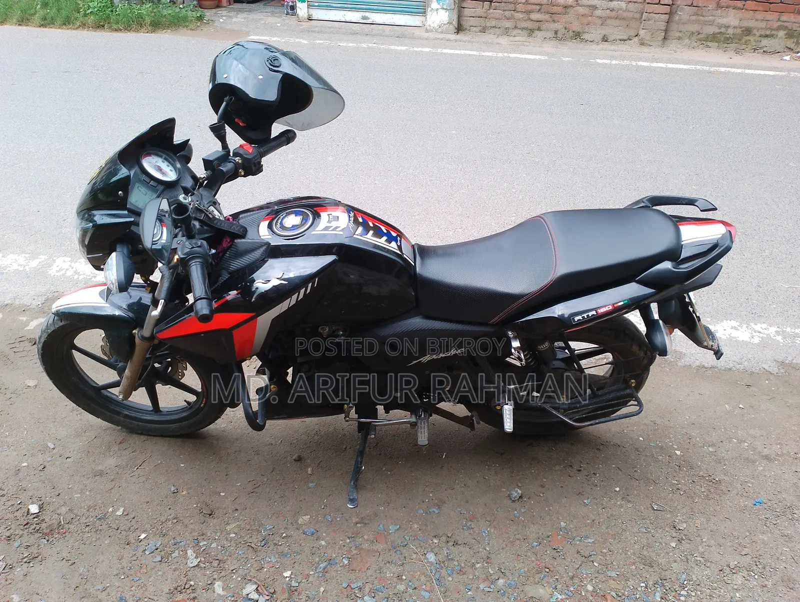 TVS Apache RTR 160 2V 2021 Black