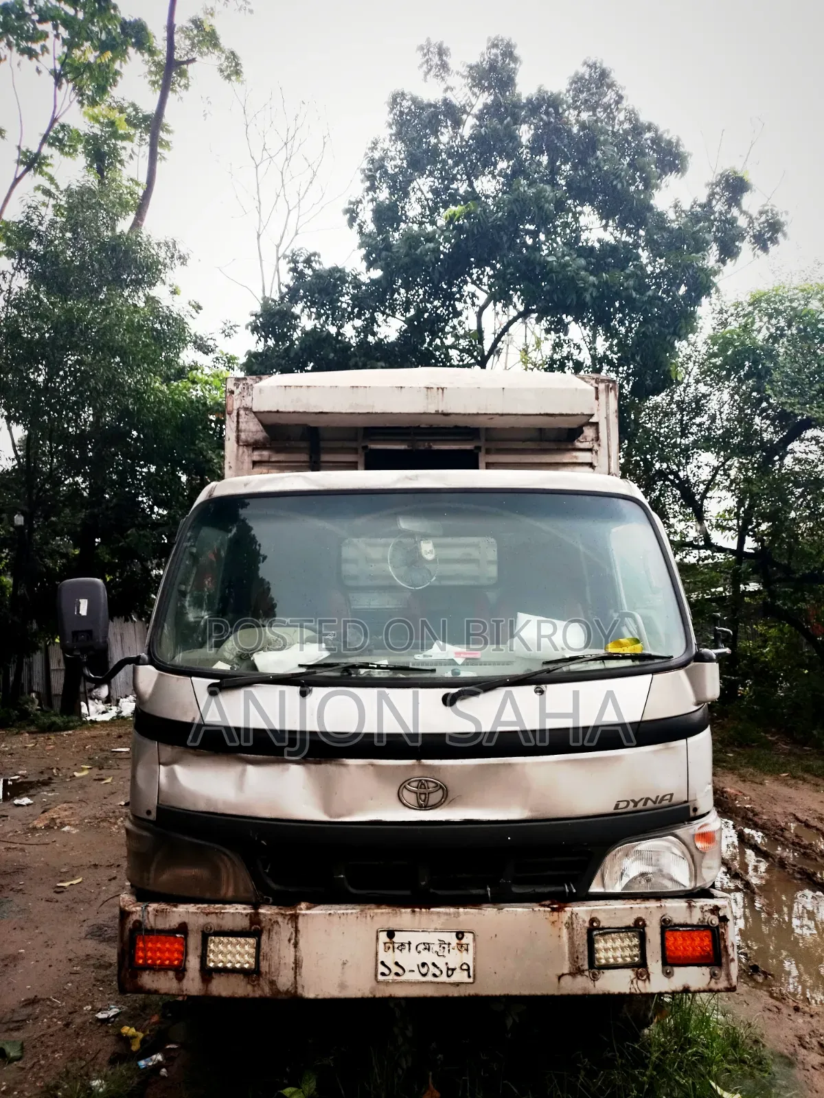 Day-old chick delivery van.
