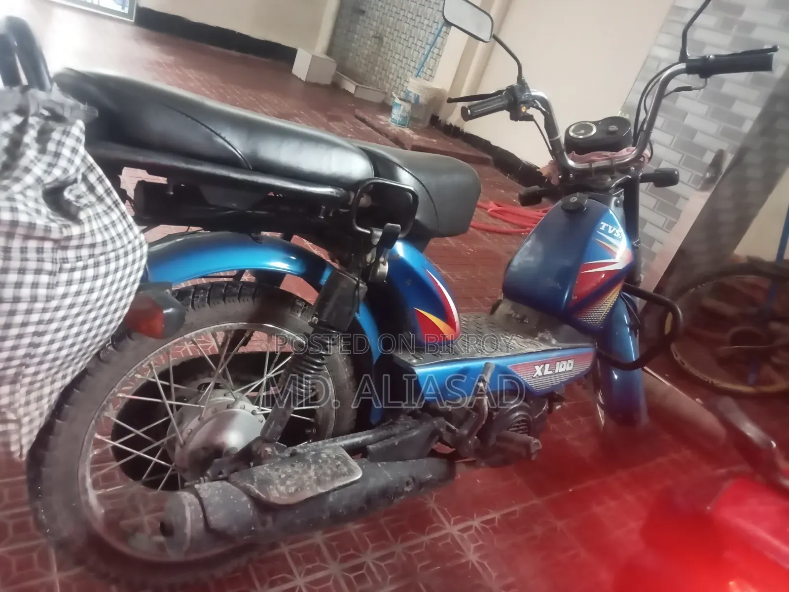 TVS XL 100 2018 Blue