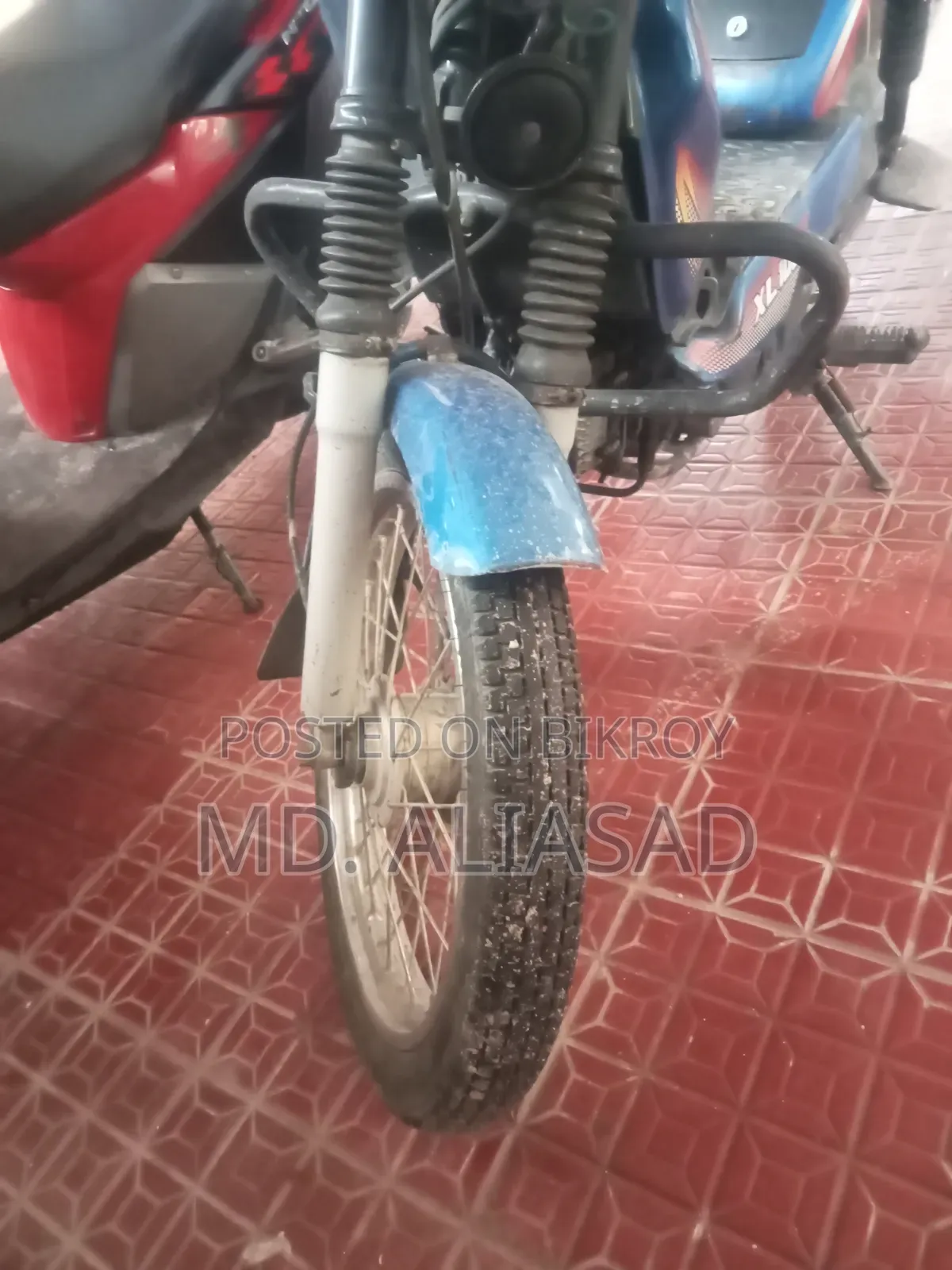 TVS XL 100 2018 Blue