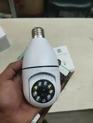 স্মার্ট বাল্ব ক্যামেরা ভি৩৮০ অ্যাপস. ৬ মাসের ওয়ারেন্টি