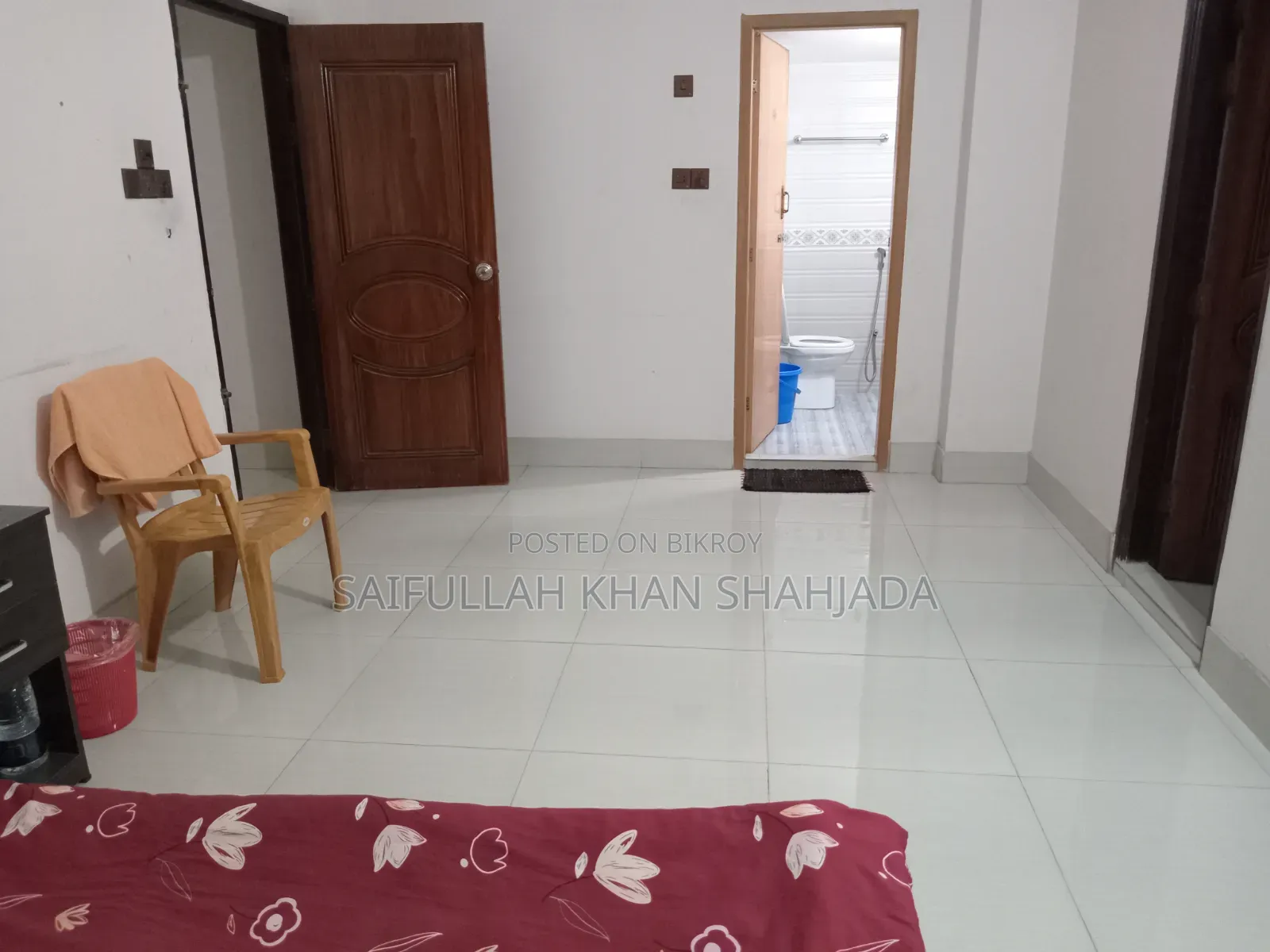 Furnished 1-Bedroom Room & Parlour in China Building, Keraniganj for rent
