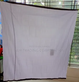 White Lungi with Colored Border