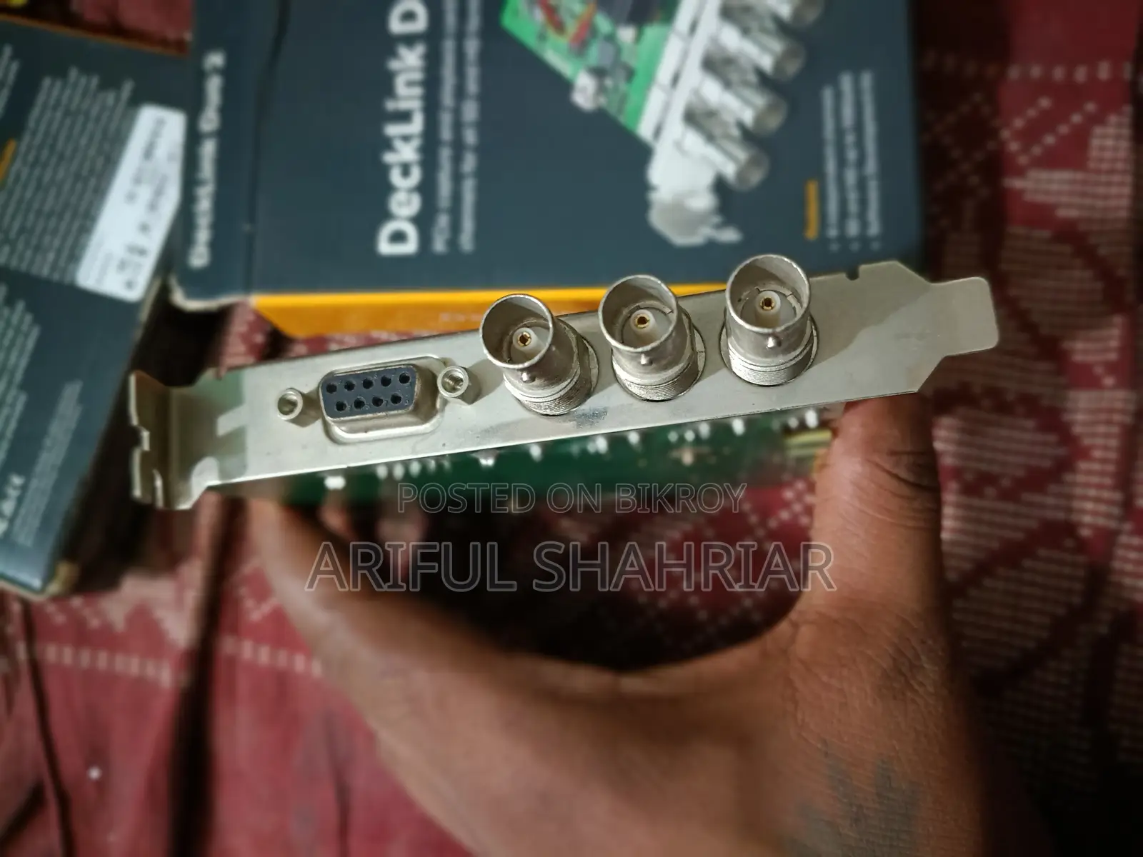 Blackmagic Design PCIe Playback and Capture Card- Decklink SDI