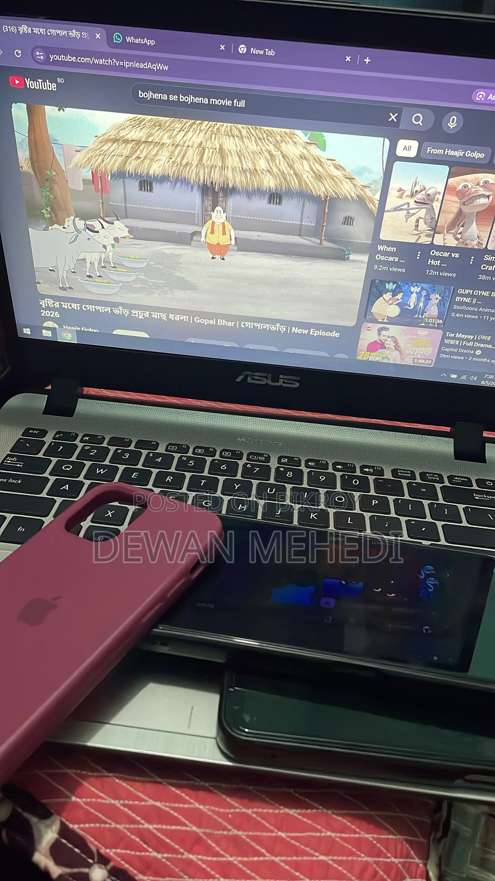 Laptop ASUS Vivobook 15 4GB Intel Core I5 HDD 512GB