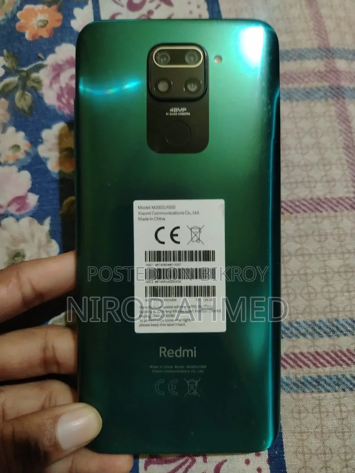 Xiaomi Redmi Note 9 128 GB Green