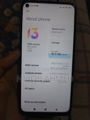 Xiaomi Redmi Note 9 128 GB Green