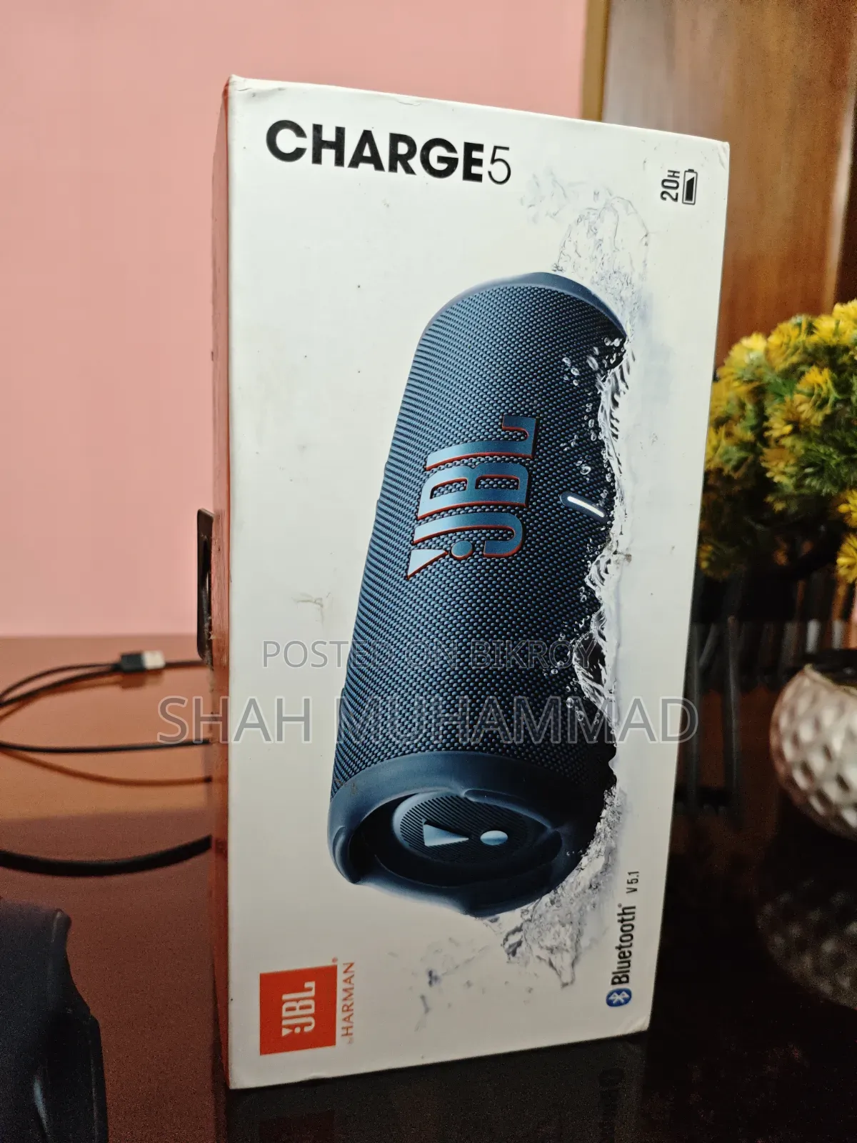 JBL Charge 5 ব্লুটুথ স্পিকার (অরজিনাল)