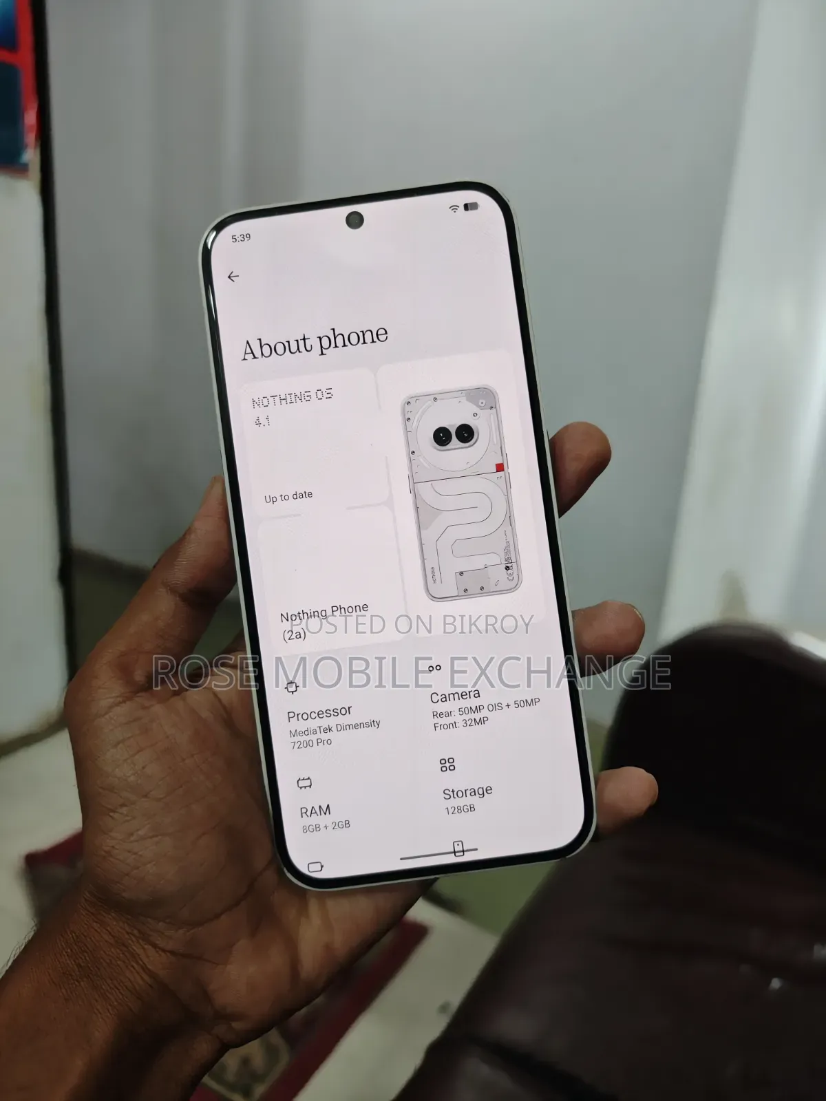 নাথিং ফোন ১২৮ জিবি সাদা