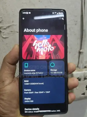 মোটোরোলা এজ ৫০ ফিউশন ৫১২ জিবি ব্লু