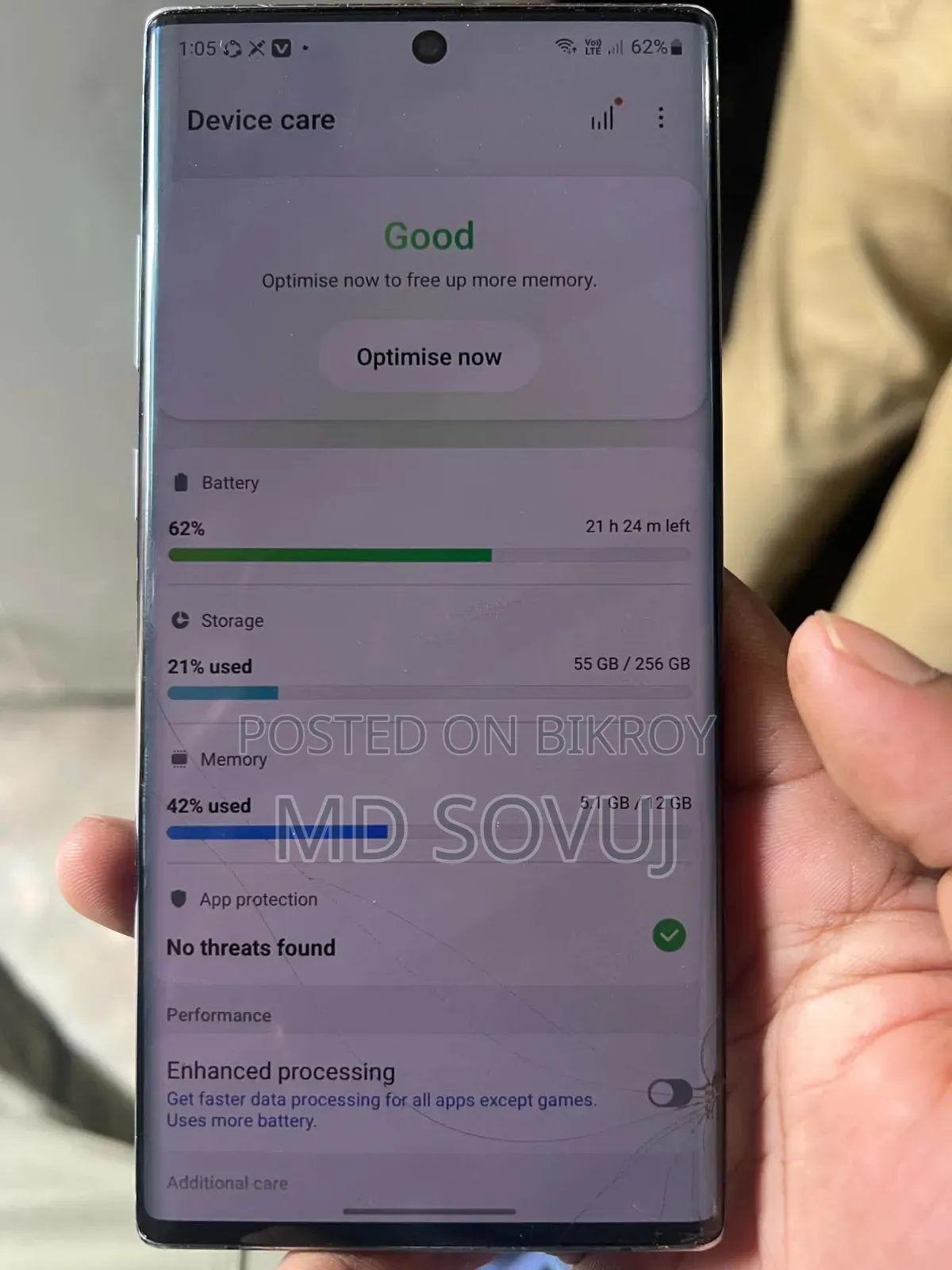 Samsung Galaxy Note10+ 5G 256 GB Black