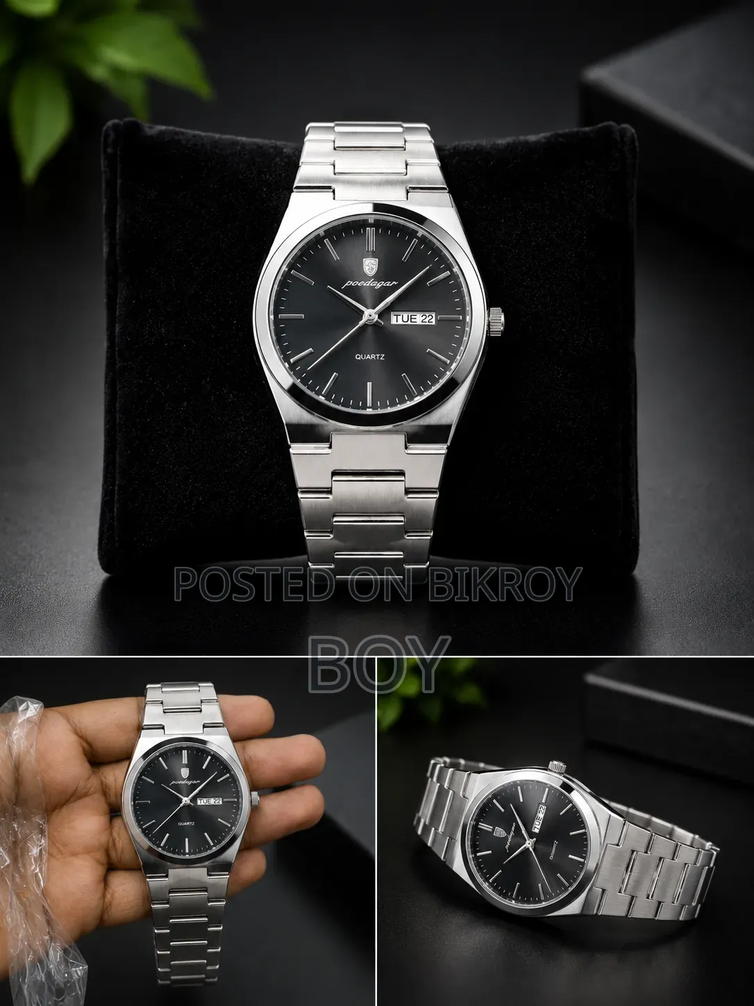 Brand New Watch Sell. Poadagar Round Shape