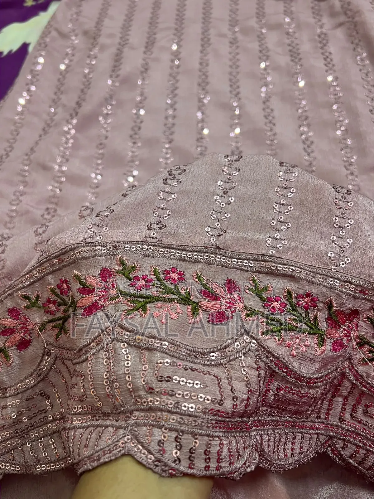 Three-Piece Embroidery and Sequence