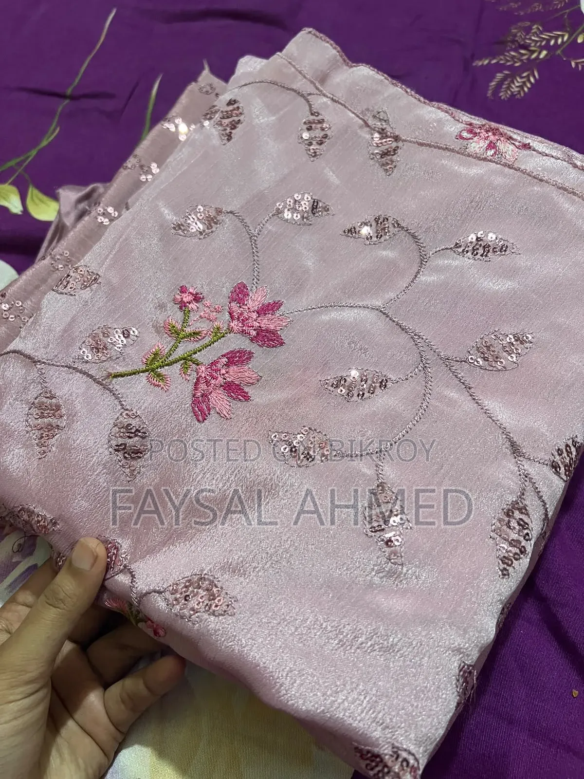 Three-Piece Embroidery and Sequence