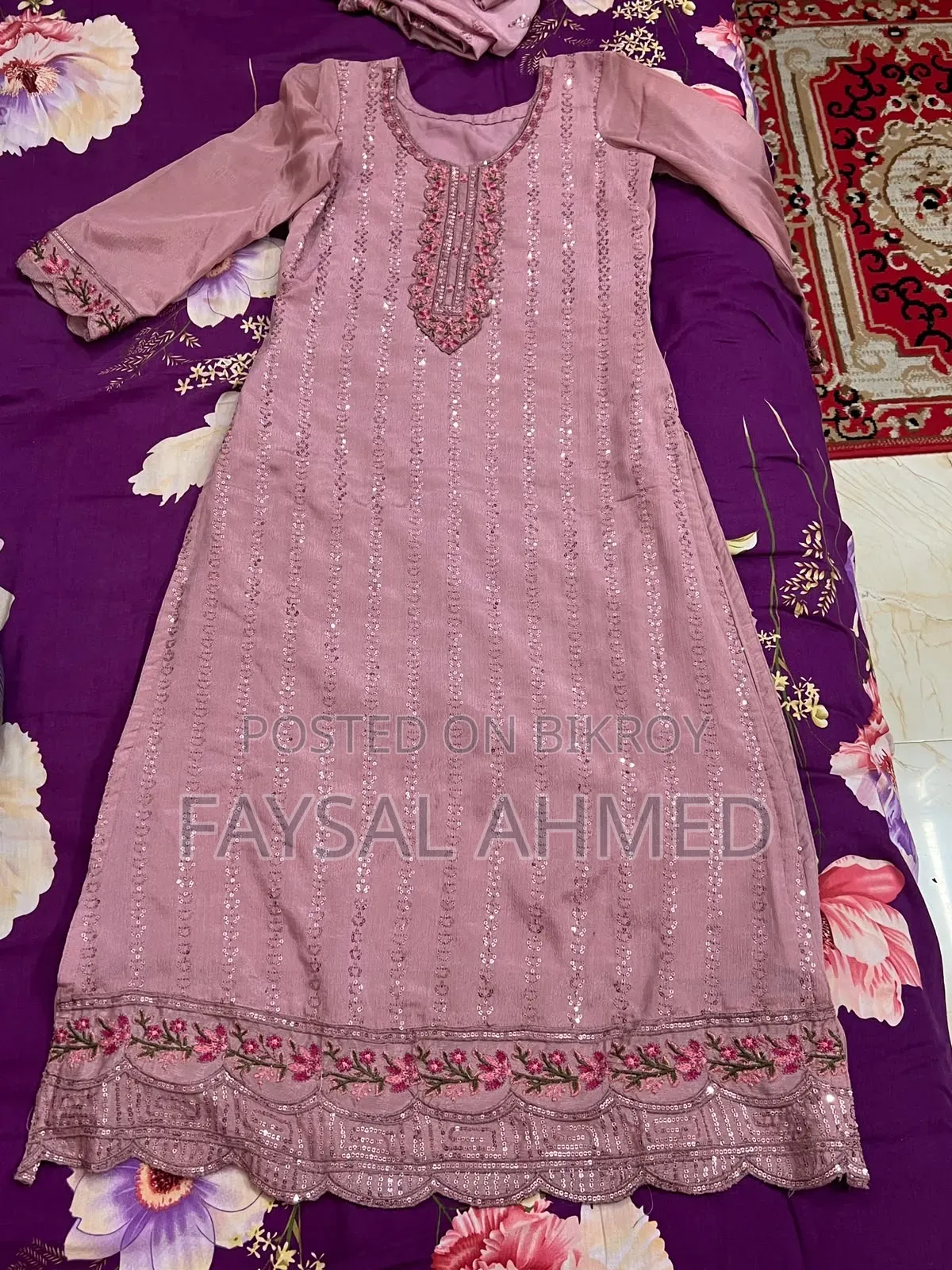 Three-Piece Embroidery and Sequence