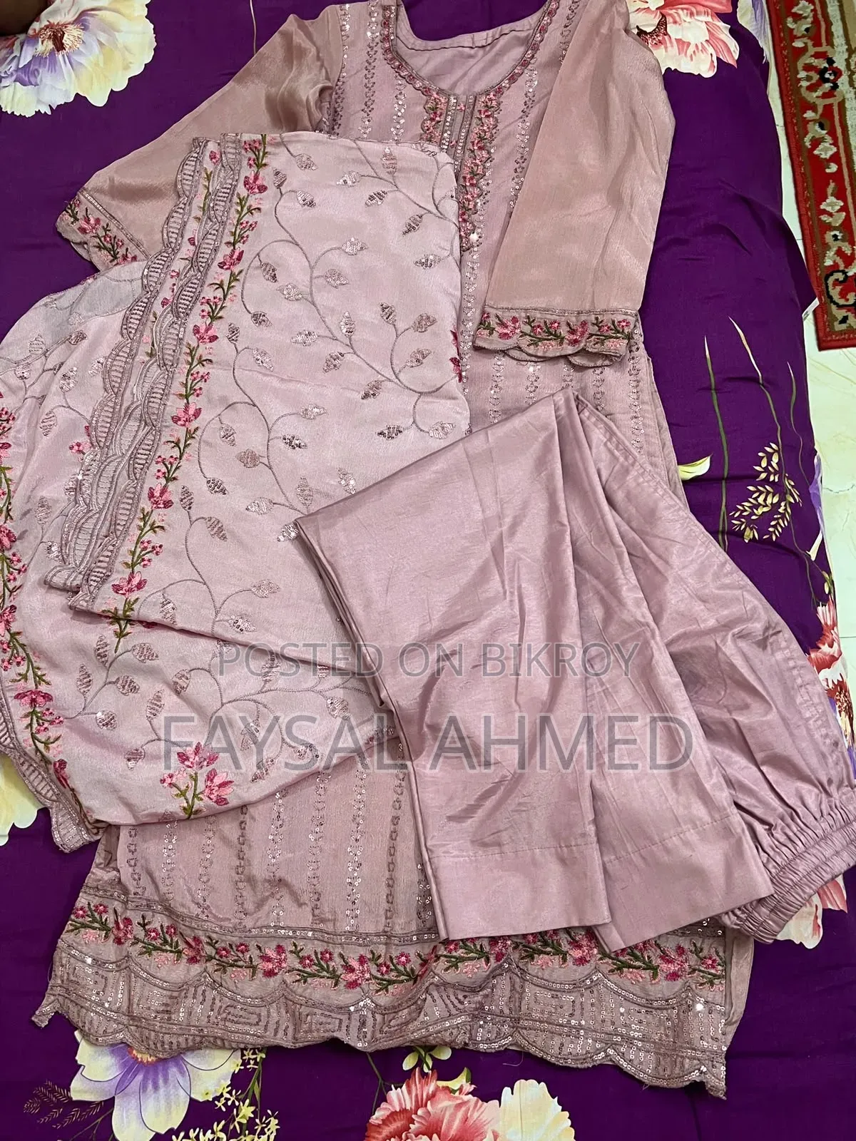 Three-Piece Embroidery and Sequence