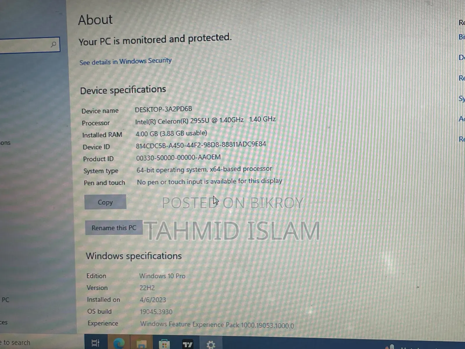 Laptop Lenovo Ideapad 3 8GB Intel Core I5 HDD+SSD 256GB