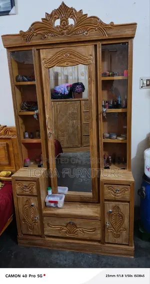 Chittagong Teak Wood Dressing Table