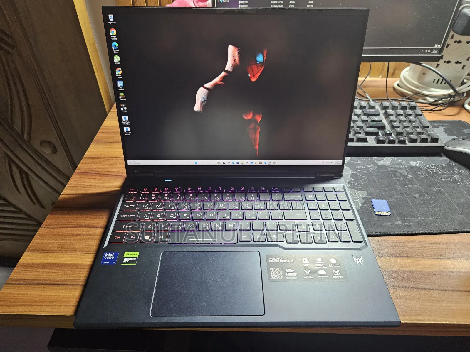 Laptop Acer Predator Helios Neo 16 AI 16GB Intel Core Ultra 9 SSD 1T