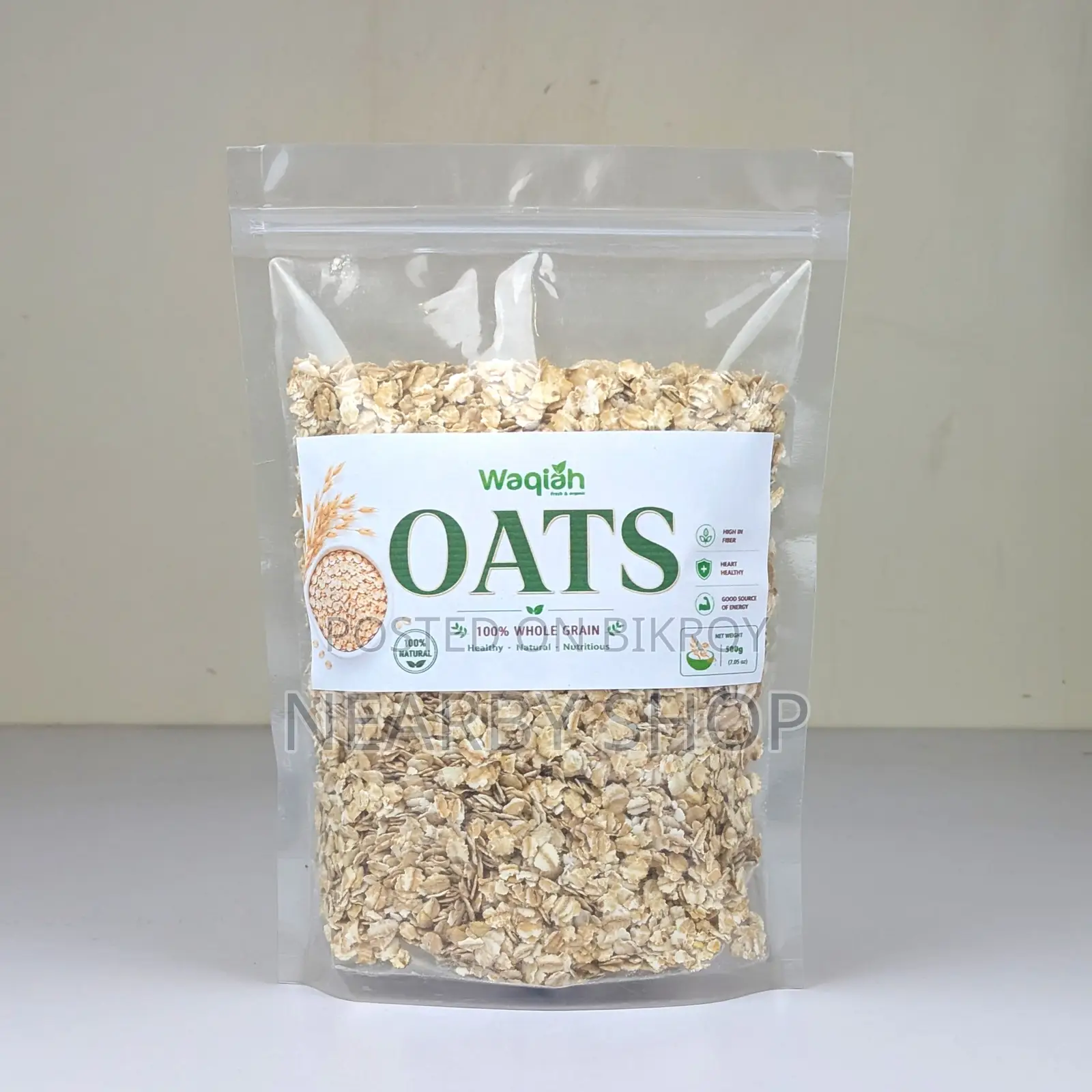 Healthy Breakfast Combo | 100% Whole Grain Oats (3 PC + Honey)