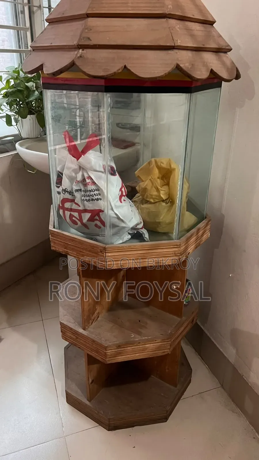 অ্যাকোয়ারিয়াম কাঠের গ্লাস