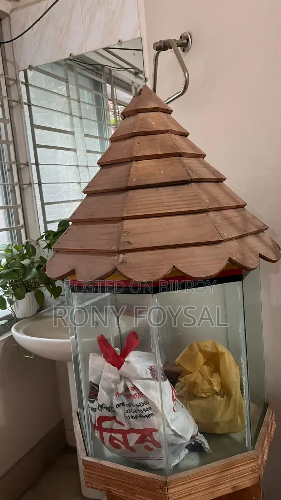অ্যাকোয়ারিয়াম কাঠের গ্লাস
