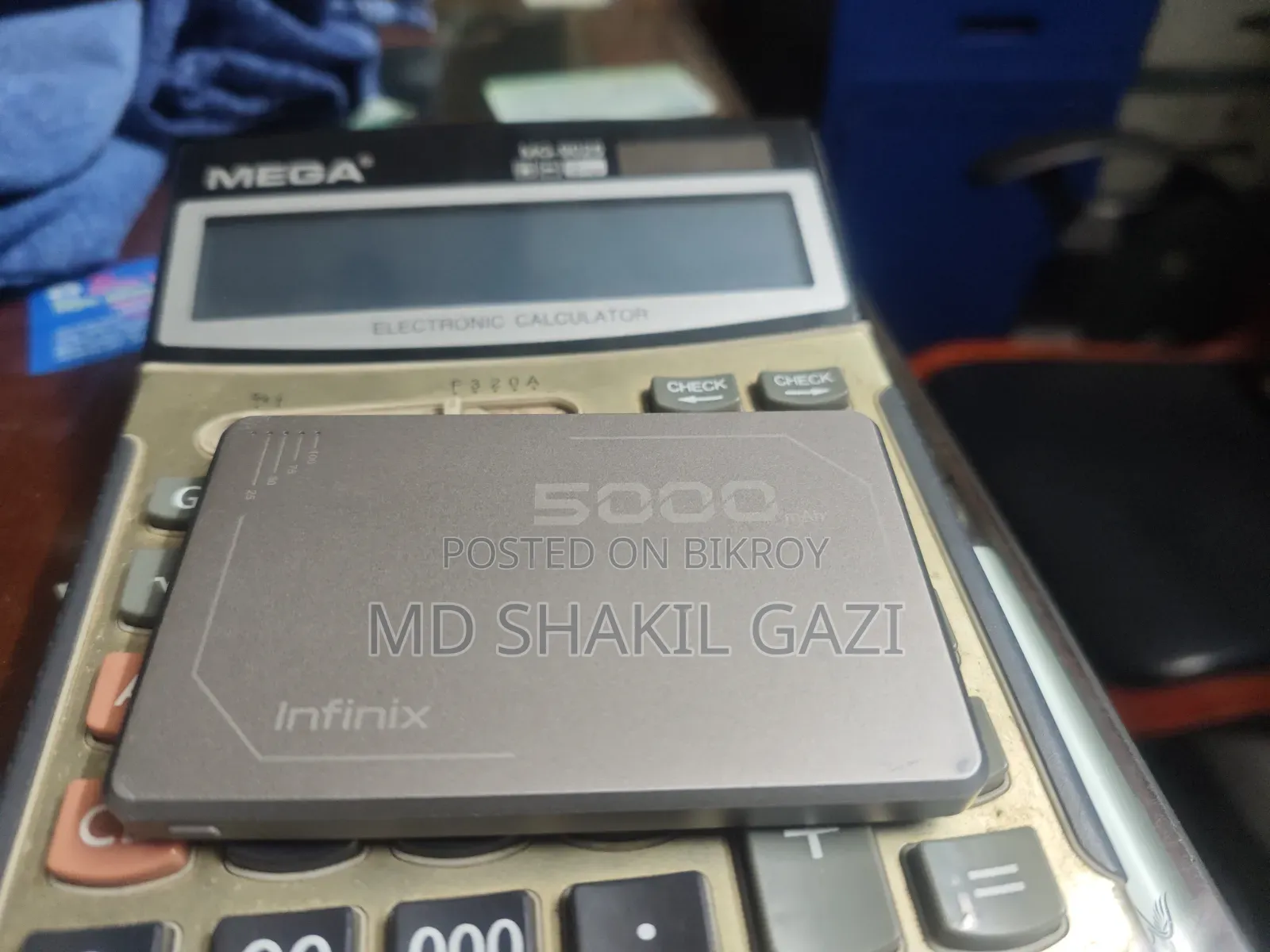 Infinix Ultara Slim 5000 Mah Warless Power Bank