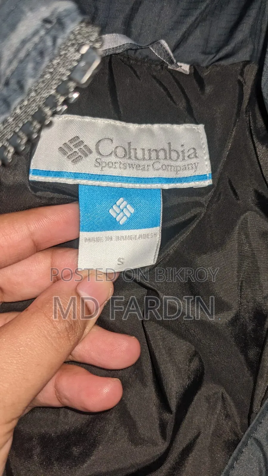 100% Polyester Feather Jacket Brand - Columbia