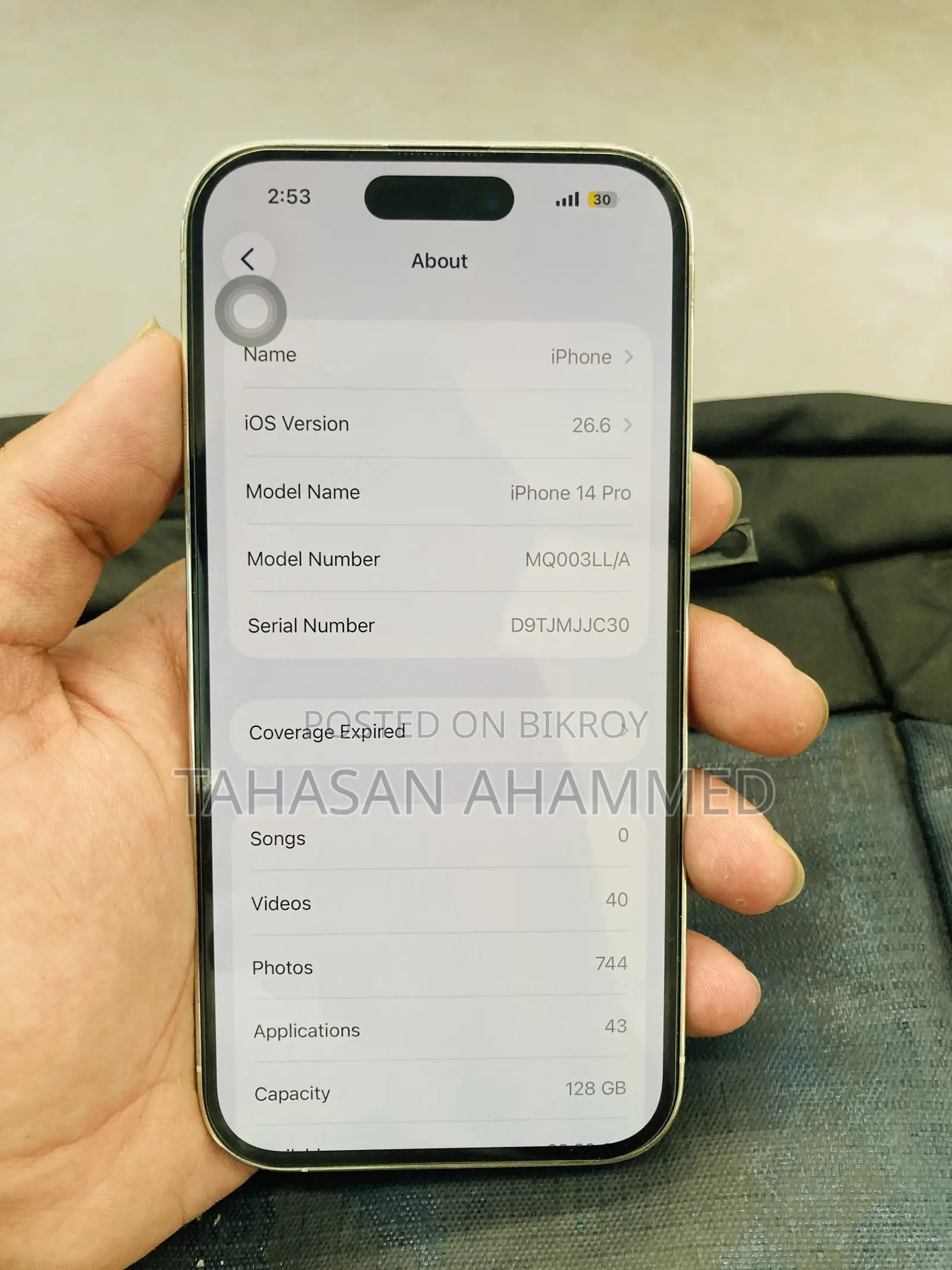 New Apple iPhone 14 Pro 128 GB White