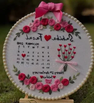 Custom Handmade Hoop Art