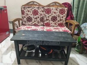 Sofa set and table are for sale 2:1