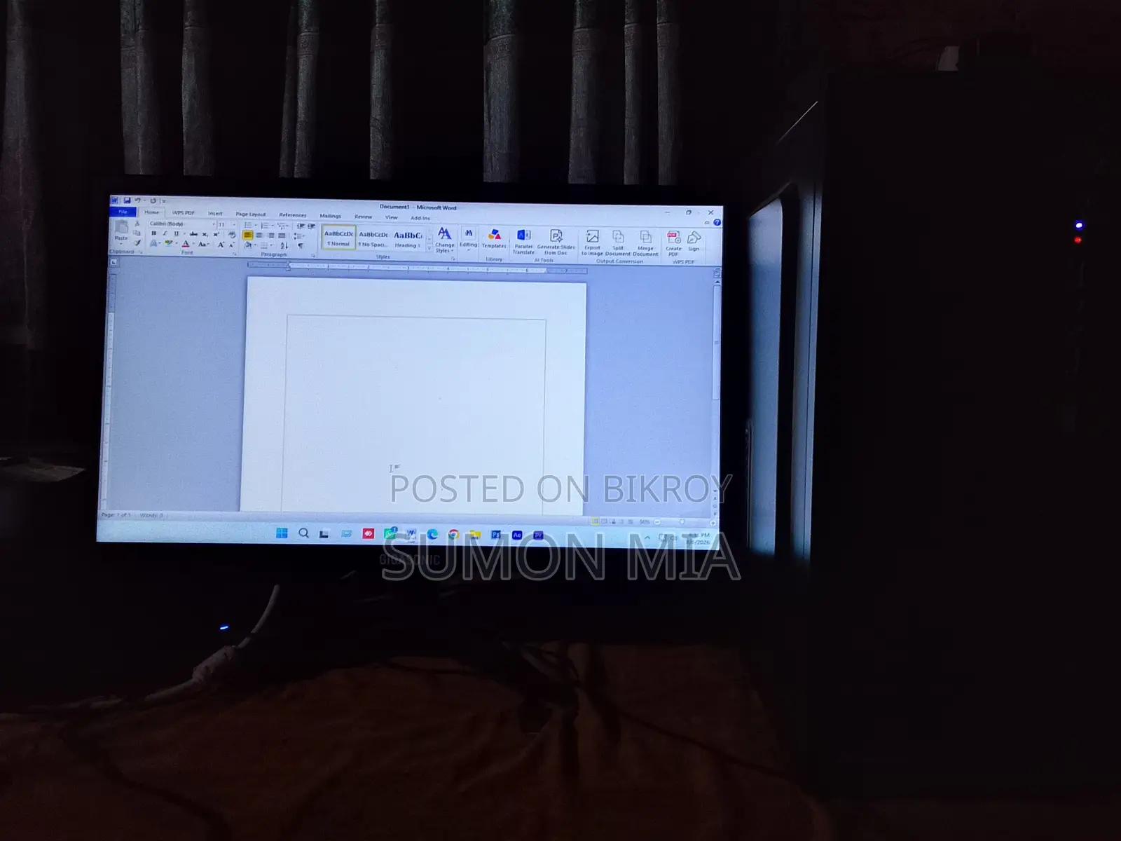 Desktop Computer MSI 16GB AMD Ryzen 5 SSD 256GB