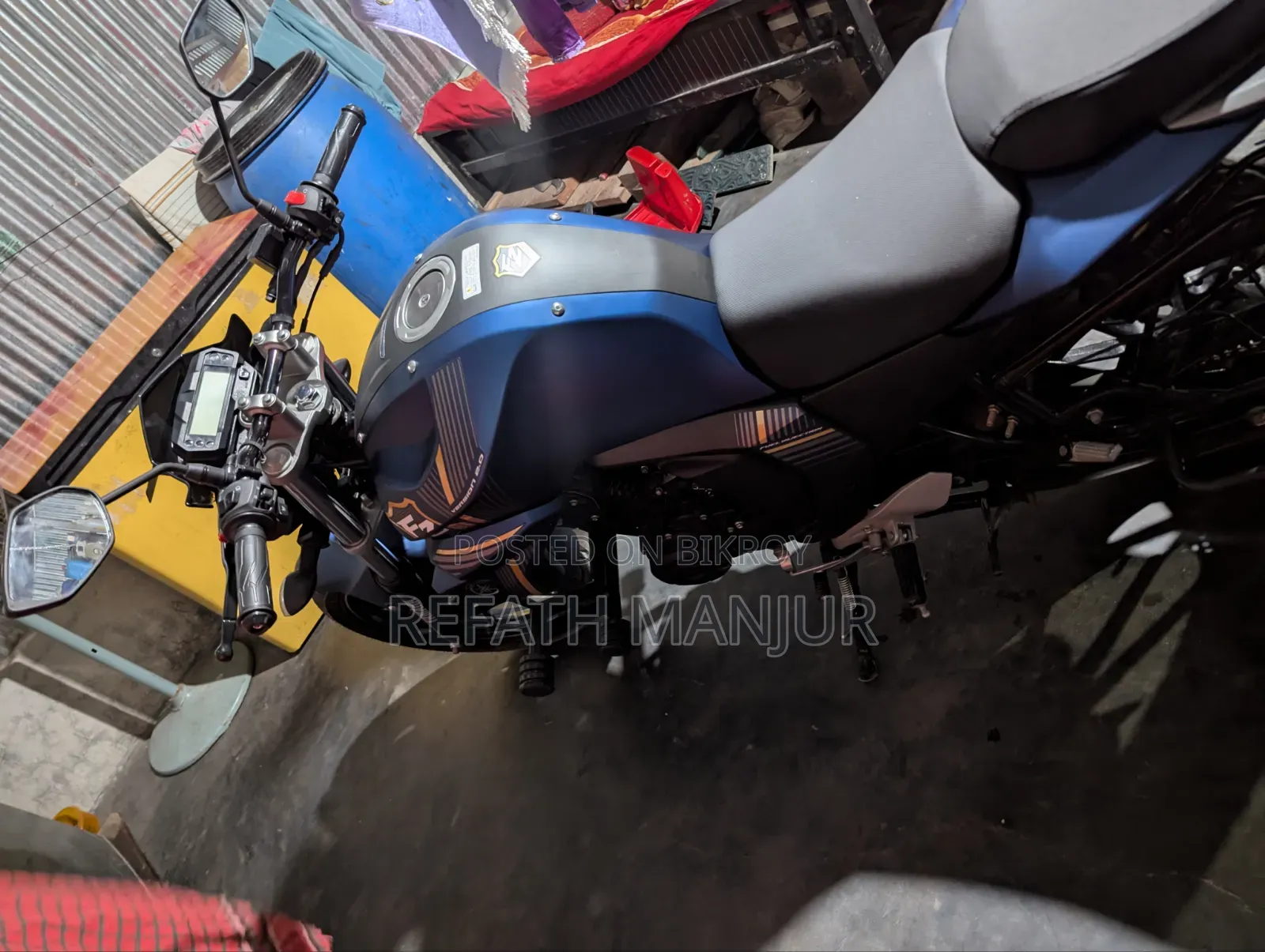 নতুন ইয়ামাহা এফজেডএস ভি২ ২০২৬ নীল