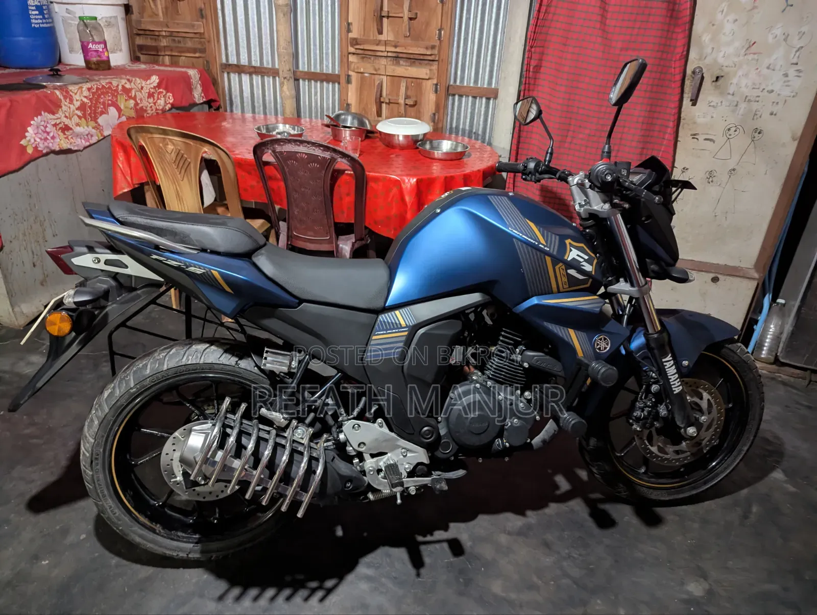 নতুন ইয়ামাহা এফজেডএস ভি২ ২০২৬ নীল