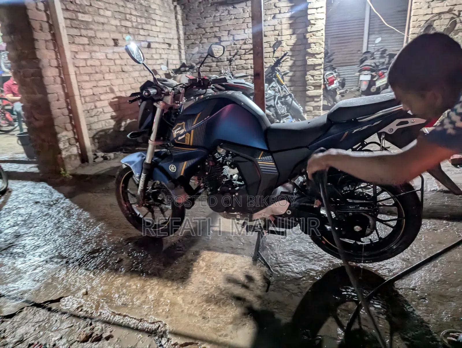 নতুন ইয়ামাহা এফজেডএস ভি২ ২০২৬ নীল