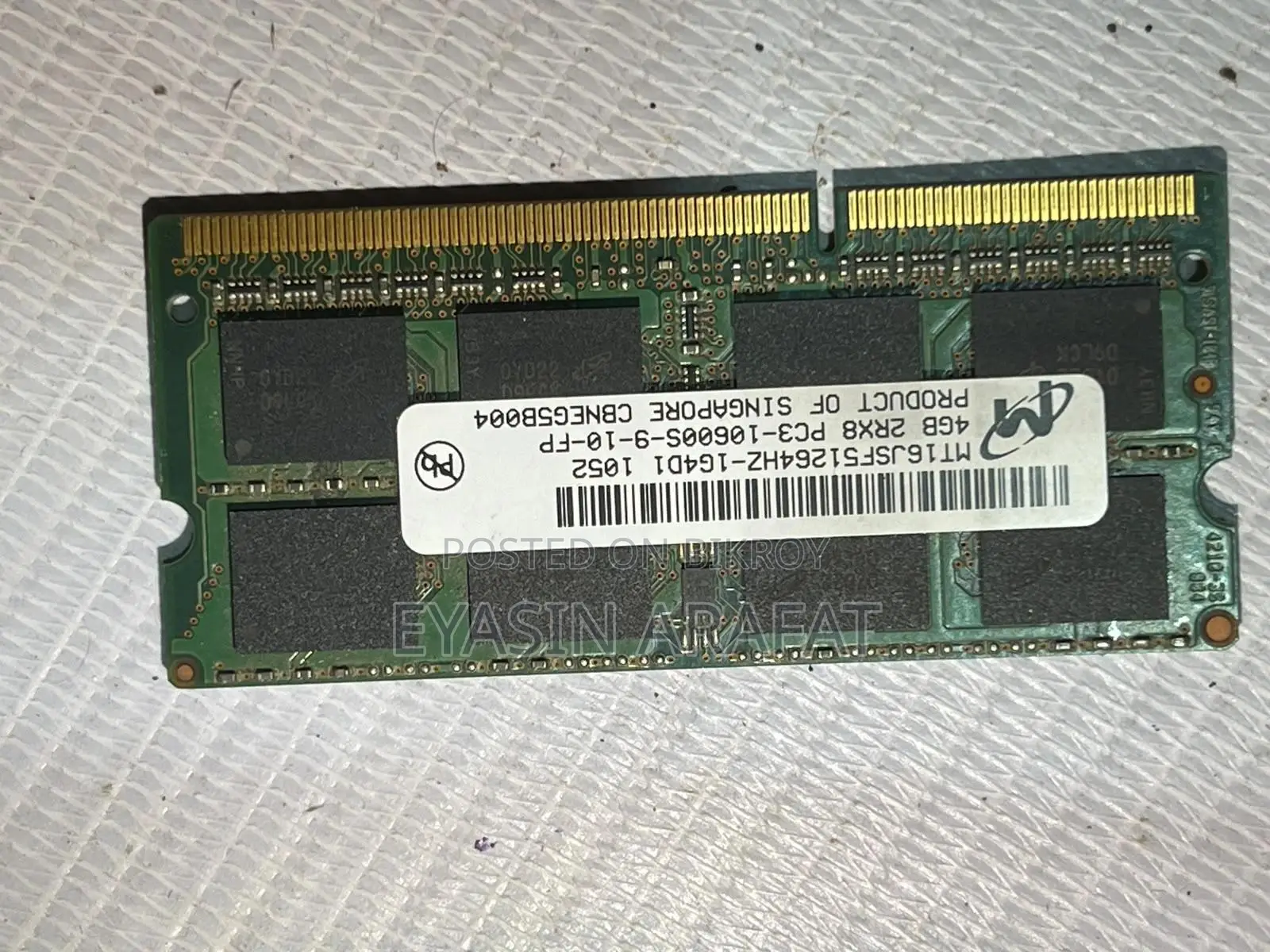 Laptop Fujitsu 4GB Intel Core I5 SSD 16 GB