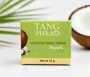 Tang Phrao Coconut Night Cream 10g | Overnight Moisturizing Face Cream