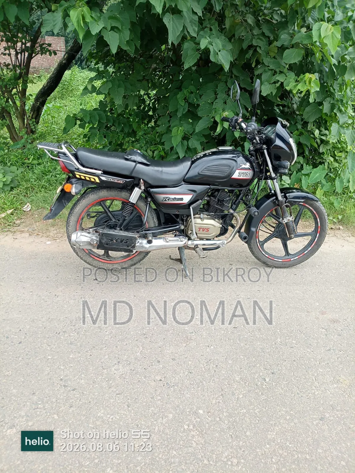 TVS Radeon 2019 Black