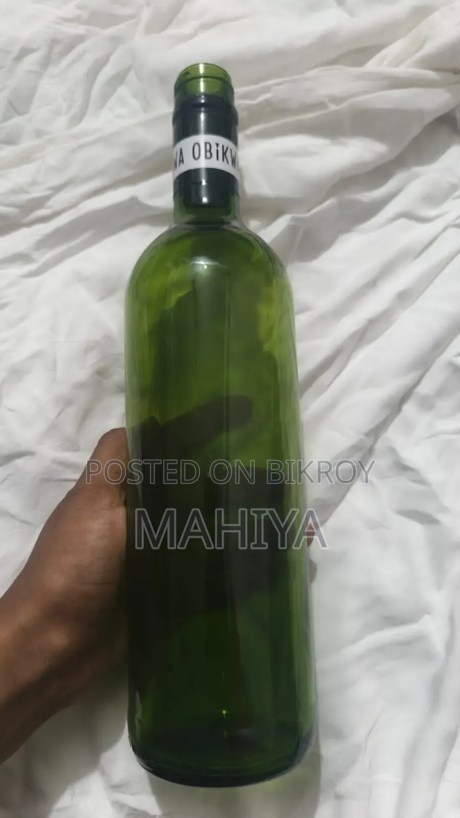 Empty Glass Bottle for Bottle Art / Craft Materials