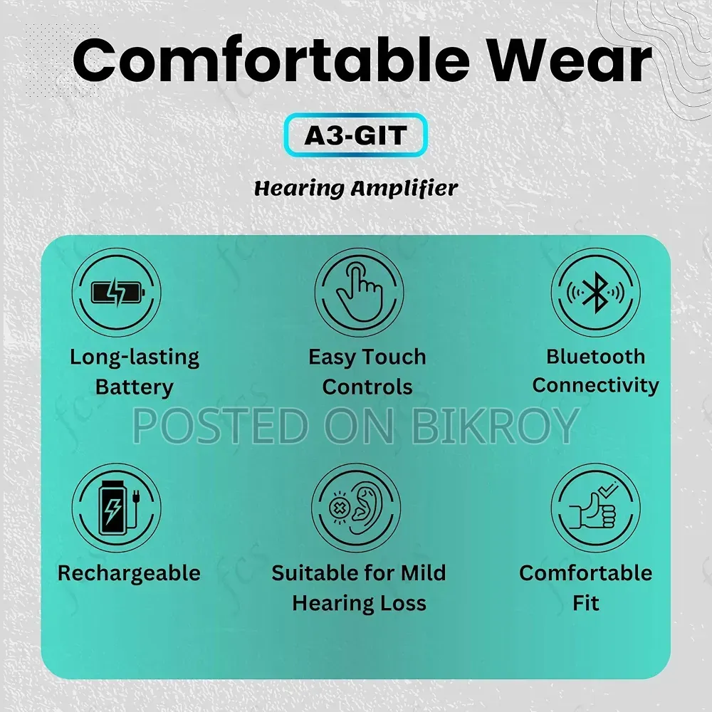 Axon A3-G1t App Control Digital Hearing Aid