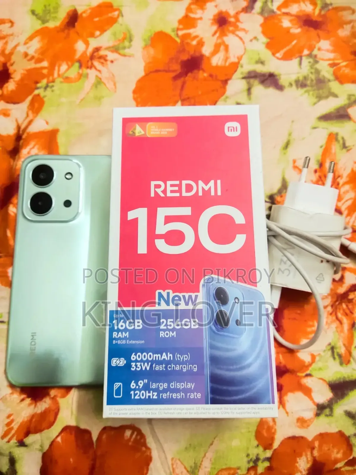 New Xiaomi Redmi 15C 4G 256 GB Green