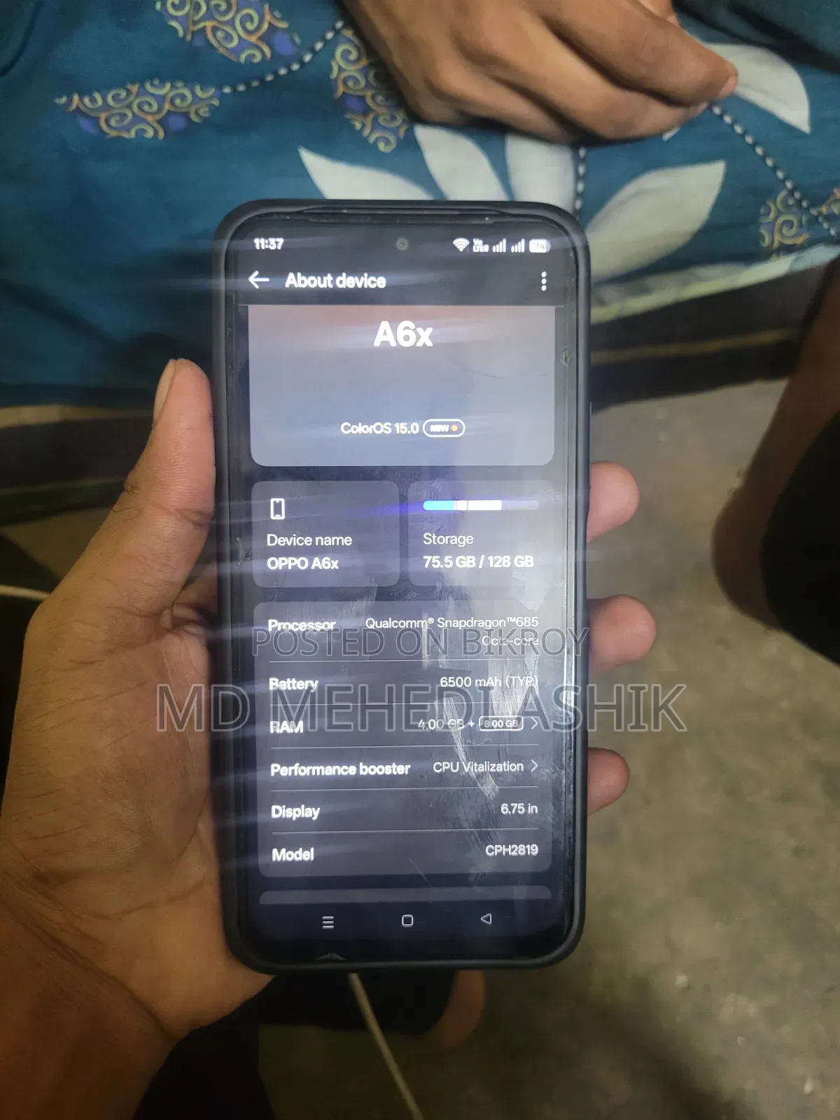 Oppo A6x 128 GB Bronze