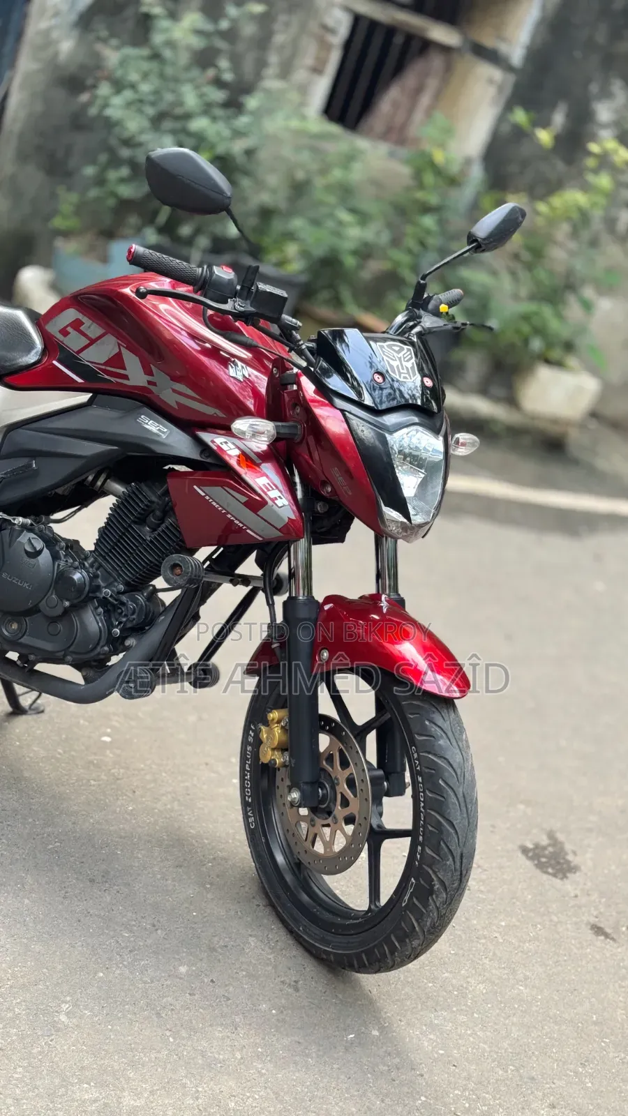 New Suzuki Gixxer 2024 Red